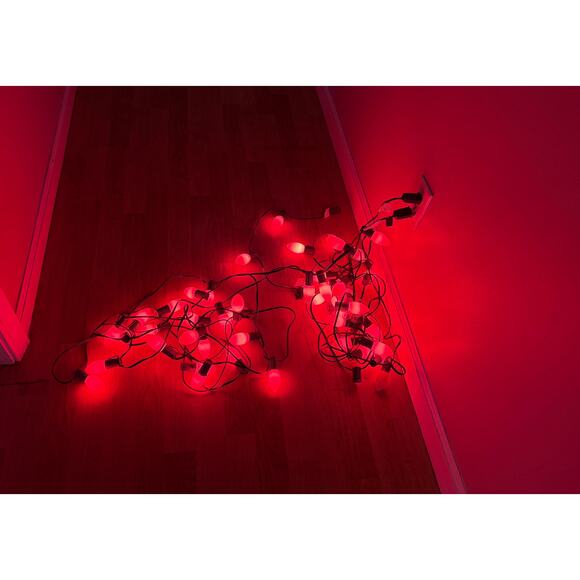 12PC Candy Cane Red White Christmas Holiday Decor Lights Stocking Holders Bells - Picture 3 of 10